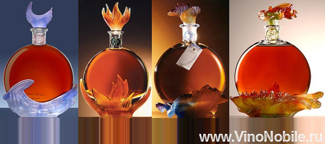 Hardy Perfection Cognac - коньяки Арди - Совершенство: лот "4 стихии" - Воздух, Огонь, Вода, Земля.