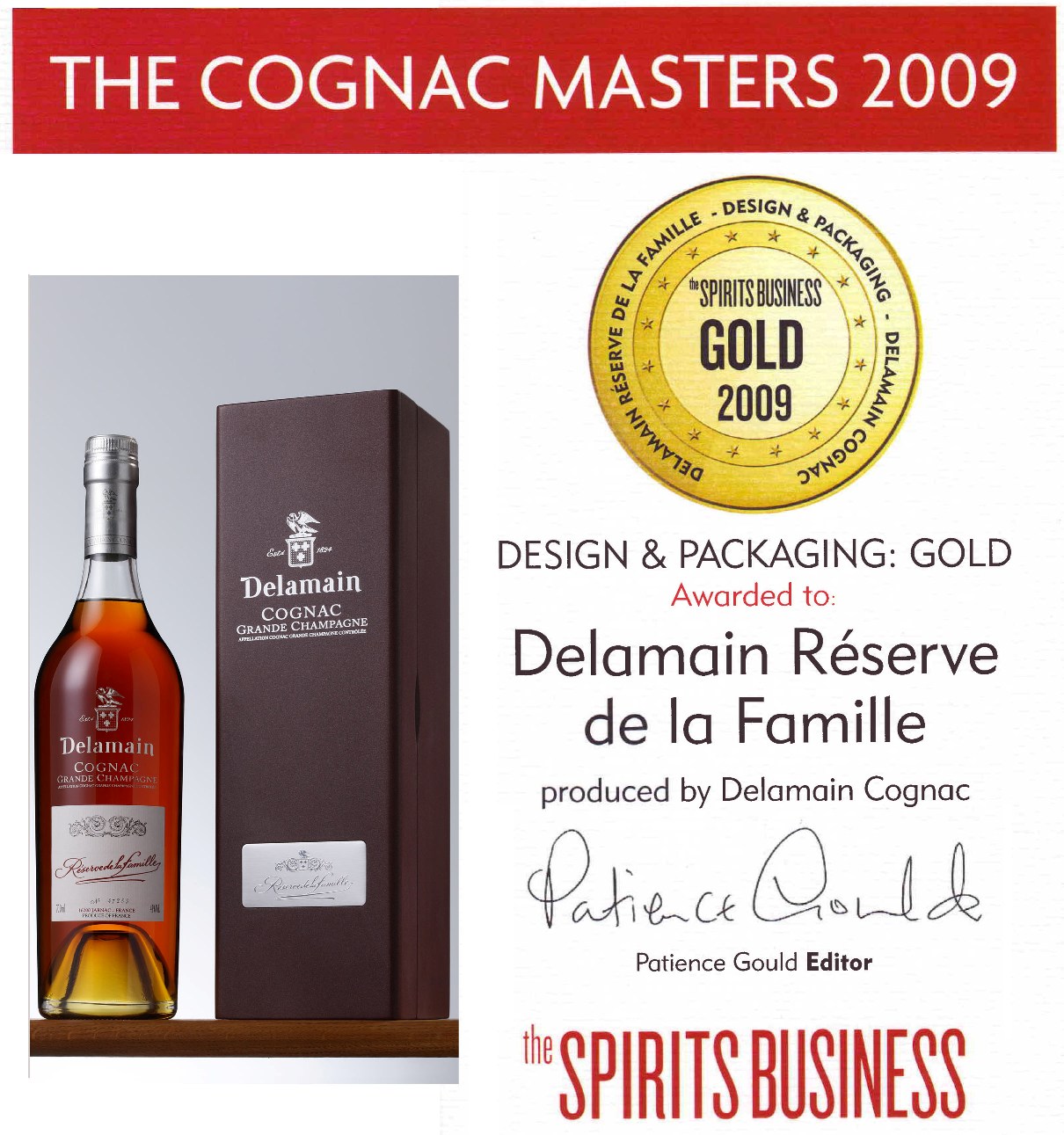 cognac 60 let delamain famille reserve - gold medal // коньяк 60 лет цена деламен