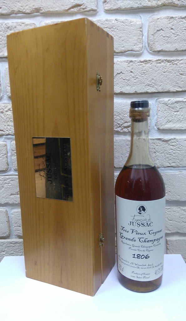 jussac - cognac 1806 / коньяк 1806 года - франсуа жуссак / 200 лет цена купить магазин москва