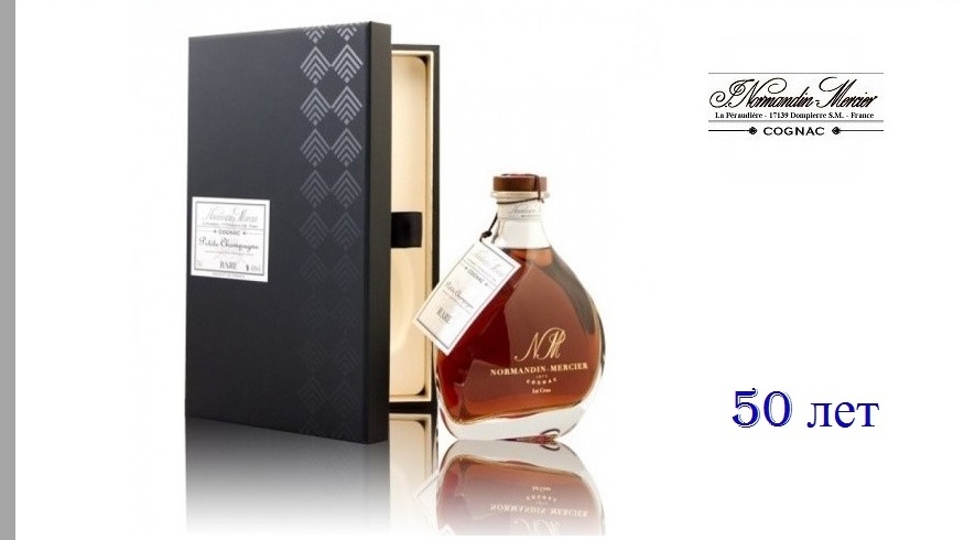 Коньяк 50 лет выдержки: Normandin-Mercier - Rare decanter - petite champagne cognac / цена на коньяк 50 лет магазин